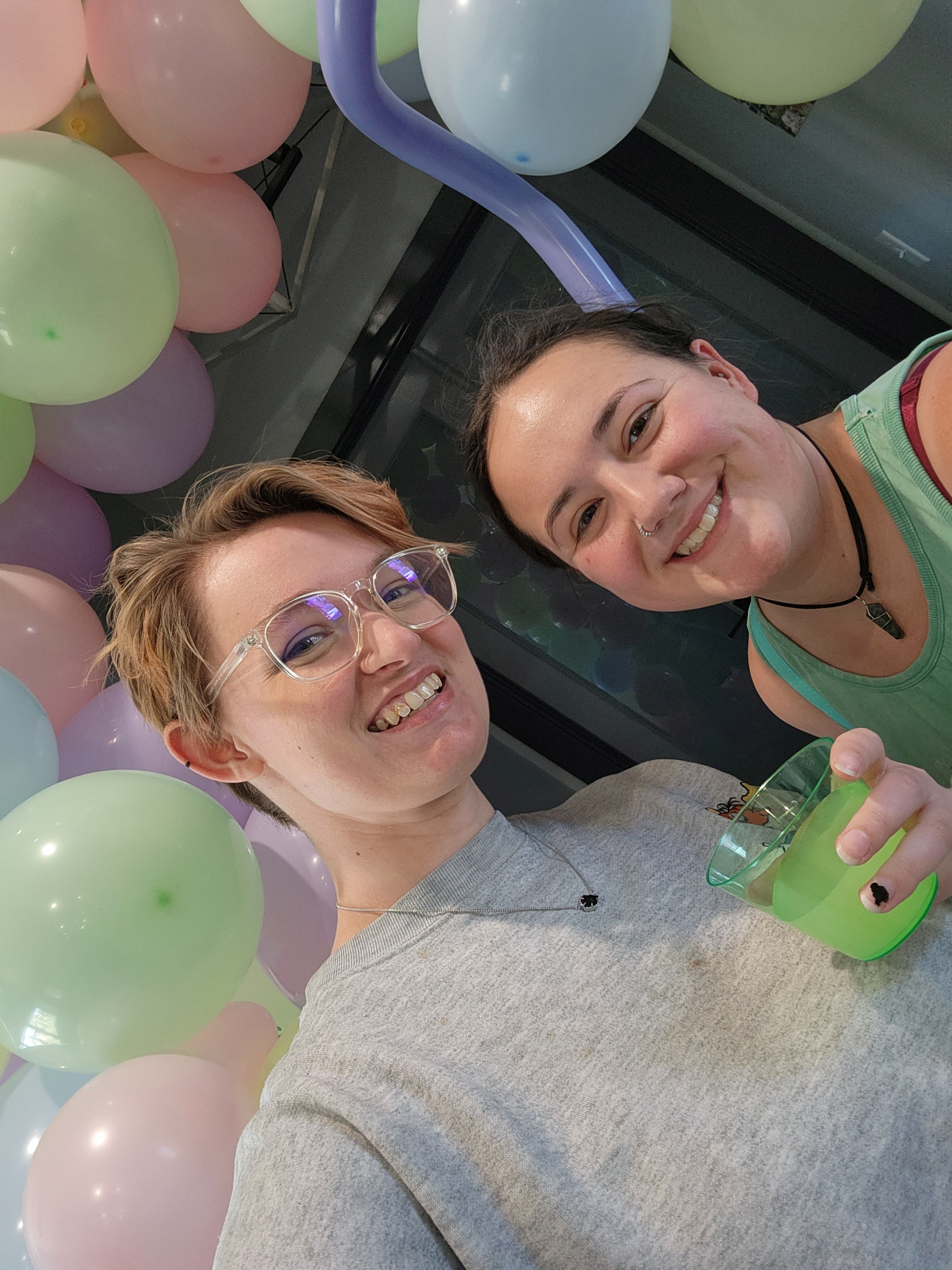 2023-04-16 Haley and Cate party